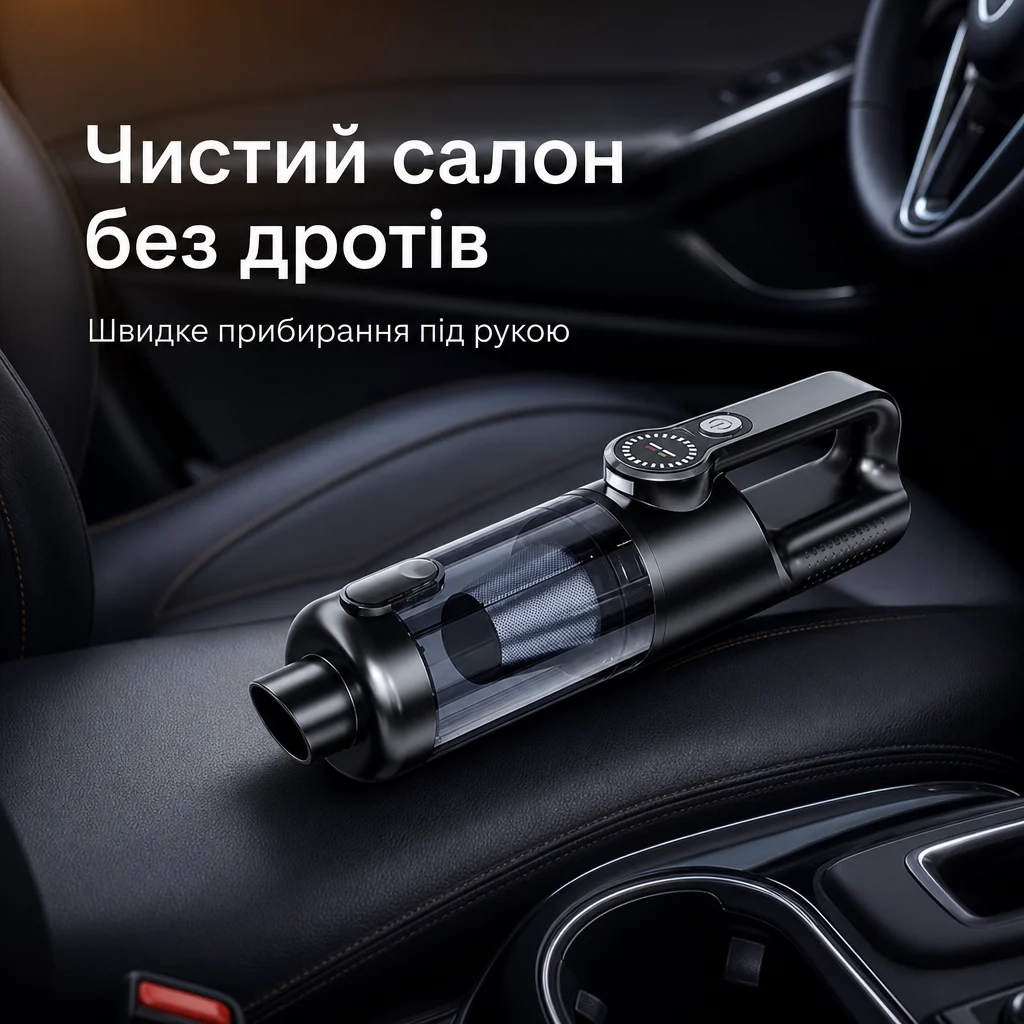 Бездротовий автомобільний пилосос