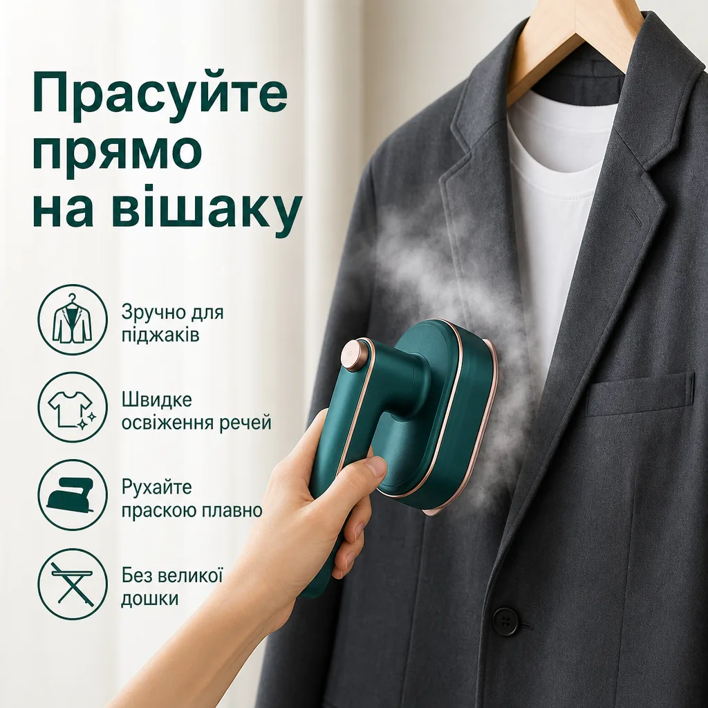 Мініпраска 2-в-1 з парою — зображення 2