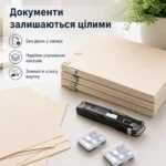 Компактний степлер для паперу без дірок — зображення 3