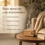 Аромадифузор із натурального дерева та скла — зображення 6