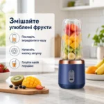 Портативний блендер 2 в 1 — зображення 2