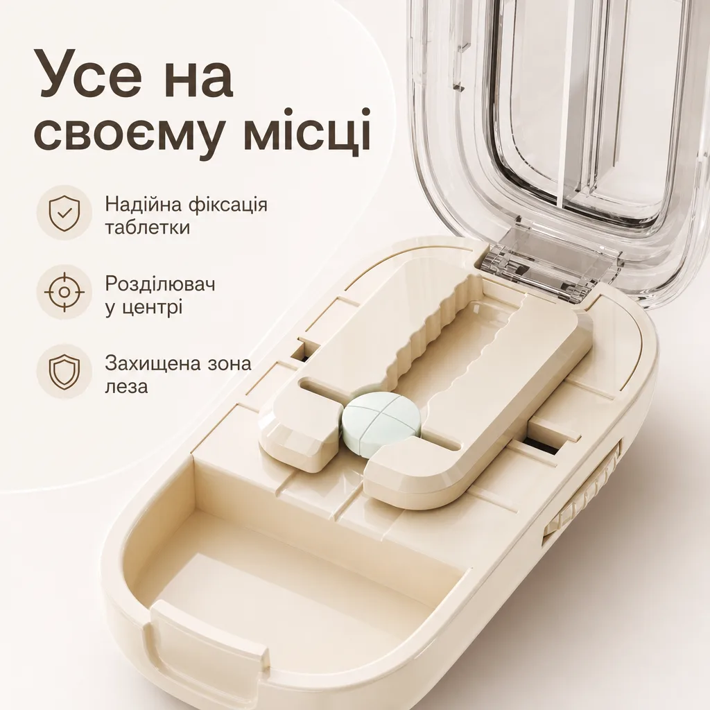 Портативний таблеторіз із контейнером — зображення 5