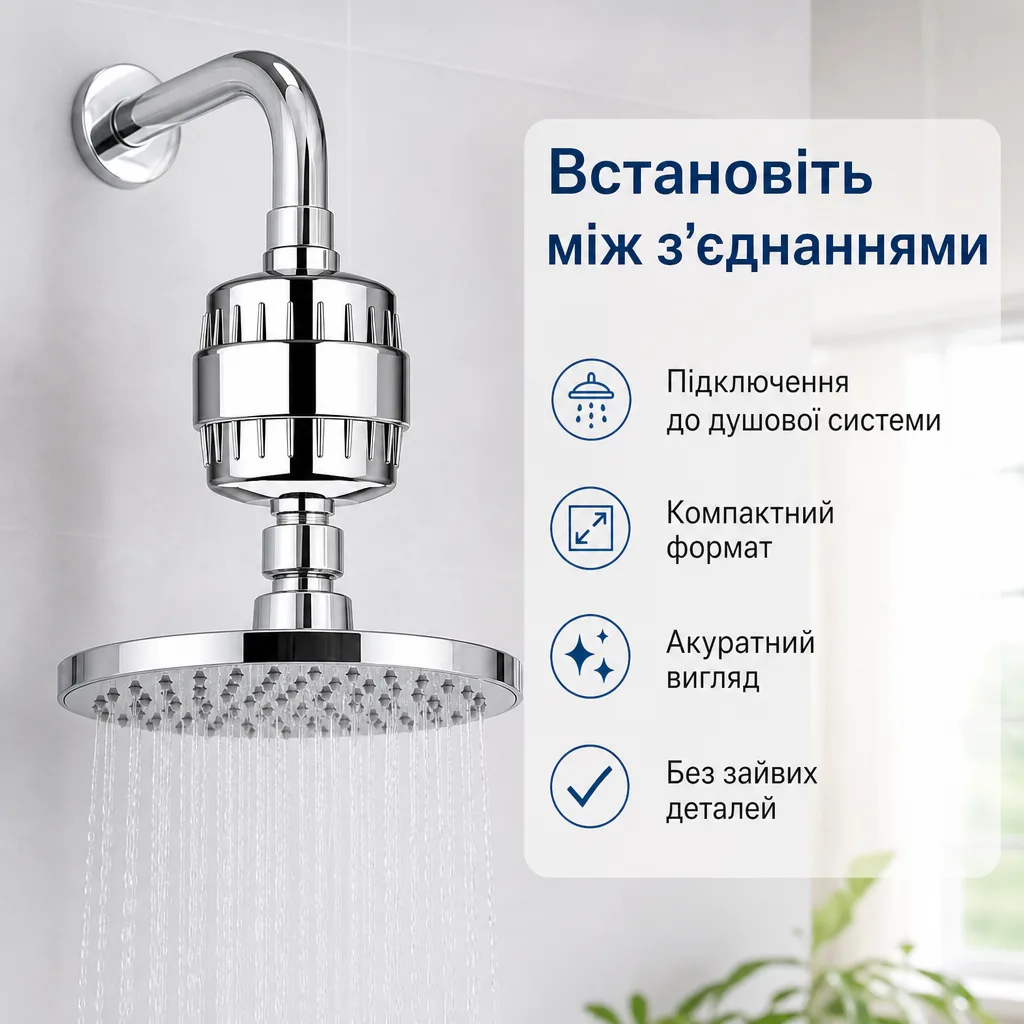 Фільтр для душу — чистіша вода щодня — зображення 2